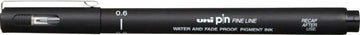 Se Uni-ball Drawingpen uni pin 200 sort 0,6 mm online her - Ean: 4902778154625
